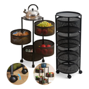 Fruteira Giratória com Rodinhas